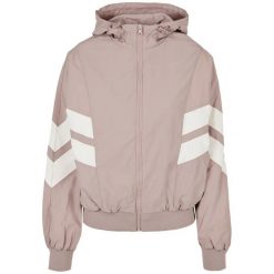 Bluza damska z kapturem Urban Classics crinkle batwing. Białe bluzy damskie Urban Classics, na lato, l, bez wzorów, z meshu, sportowe, bez ramiączek, z kapturem. Za 200.00 zł.