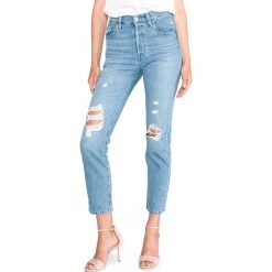Levi's 501® Dżinsy Niebieski. Niebieskie jeansy damskie Levi's®, bez wzorów, z bawełny. Za 550.95 zł.