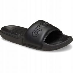 Klapki Dla Dorosłych Crocs All Day Slide. Czerwone klapki męskie Crocs, bez wzorów, z materiału, bez zapięcia. Za 139.99 zł.
