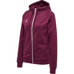 Damska bawełniana bluza z kapturem zapinana na zamek Hummel Move Grid. Fioletowe bluzy damskie Hummel, s, bez wzorów, z bawełny, sportowe, bez ramiączek, z kapturem. Za 299.70 zł.