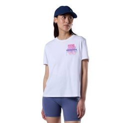 T-shirt damski Rossignol Waterfall. Białe t-shirty damskie Rossignol, bez wzorów, casualowe, bez kołnierzyka, bez ramiączek. Za 275.50 zł.