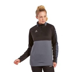 Bluza treningowa Erima Six Wings. Czarne bluzy męskie Erima, m, bez wzorów, eleganckie, bez ramiączek, bez kaptura. Za 208.50 zł.