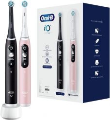 Szczoteczka magnetyczna Oral-B iO 6 Duo czarny/różowy. Czarne szczoteczki elektryczne Oral-B. Za 839.00 zł.