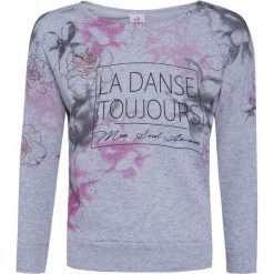 Bluza DEHA DANCE. Szare bluzy damskie Deha, bez wzorów, z dzianiny, bez ramiączek, bez kaptura. W wyprzedaży za 105.00 zł.