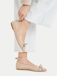 MEXX Baleriny EO-WS1288-03 Beżowy. Brązowe balerinki damskie Mexx, bez wzorów, bez obcasa, bez zapięcia. Za 299.99 zł.