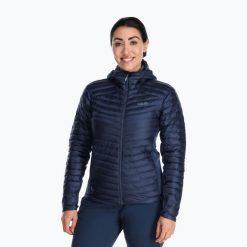 Kurtka damska Rab Cirrus Flex 2.0 Hoody. Niebieskie kurtki sportowe damskie RAB, m, bez wzorów, z materiału, bez ramiączek, bez kaptura, trekkingowe. Za 479.99 zł.