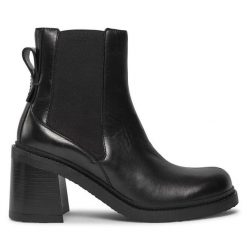 Botki See By Chloé. Czarne botki damskie See By Chloé, bez wzorów, bez obcasa, na słupku, bez zapięcia. Za 2,809.00 zł.