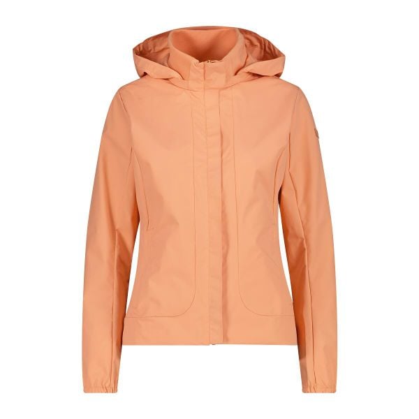 Kurtka damska turystyczna CMP 35Z5446. Brązowe kurtki sportowe damskie CMP, xs, bez wzorów, bez ramiączek, bez kaptura, trekkingowe. Za 491.50 zł.