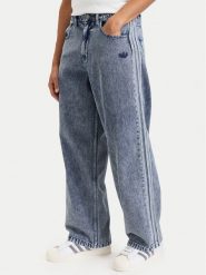 Adidas Jeansy Sst KQ8853 Niebieski Loose Fit. Niebieskie jeansy męskie Adidas, z bawełny. Za 439.99 zł.