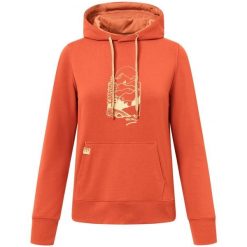 Bluza z kapturem damska Viking Panaka Hoodie Bamboo. Brązowe bluzy damskie Viking, l, bez wzorów, z elastanu, bez ramiączek, z kapturem. Za 139.00 zł.