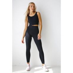 Legginsy czarne z wysokim stanem damskie 2skin Everyd. Czarne legginsy damskie 2SkIN, l, bez wzorów, z podwyższonym stanem, na fitness i siłownię. Za 219.00 zł.