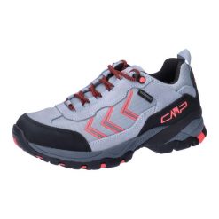 Damskie buty trekkingowe CMP Melnick WP Low. Szare obuwie trekkingowe damskie CMP, z materiału, bez zapięcia. Za 386.50 zł.