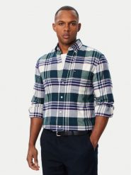 Tommy Hilfiger Koszula Hero Flannel MW0MW44592 Zielony Regular Fit. Zielone koszule męskie Tommy Hilfiger, m, bez wzorów, z bawełny, bez kołnierzyka, bez ramiączek. Za 449.99 zł.