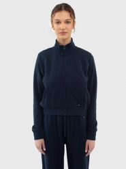 Bluza damska rozpinana granatowa Chitasana 403/ Abierto 403. Niebieskie bluzy damskie BIG STAR, l, bez wzorów, z dzianiny, eleganckie, bez ramiączek, bez kaptura. W wyprzedaży za 169.99 zł.