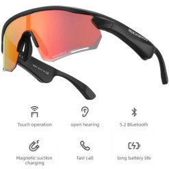 Okulary rowerowe polaryzacyjne UV400 z bluetooth i głośnikami ROCKBROS BT. Okulary przeciwsłoneczne damskie ROCKBROS. Za 248.00 zł.