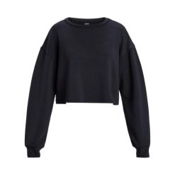 Bluza z okrągłym dekoltem dla Kobiety RISE & VIBE Czarny. Brązowe bluzy damskie Roxy, na zimę, bez wzorów, z elastanu, bez ramiączek, bez kaptura. Za 269.99 zł.