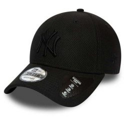 Czapka New Era Diamond Era 9Forty New York Yankees, Dla obu płci. Czarne czapki męskie New Era, bez wzorów, z poliesteru. Za 173.50 zł.