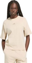 Adidas Koszulka damska adidas Kit Small Logo kremowa KT0302 L. Białe bluzki damskie Adidas, l, bez wzorów, bez kołnierzyka, bez ramiączek. Za 160.91 zł.