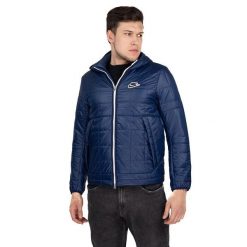 Kurtka Sportowa Męska Nike. Niebieskie kurtki sportowe męskie Nike, m, bez wzorów, bez kaptura, na fitness i siłownię. Za 194.50 zł.