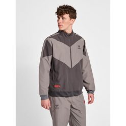 Kurtka Hummel Grid Walk Out. Szare kurtki męskie Hummel, s, bez wzorów, z poliamidu, eleganckie, bez kaptura. Za 238.00 zł.