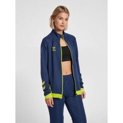 Damska kurtka zapinana na zamek Hummel hmlLEAD poly. Niebieskie kurtki sportowe damskie Hummel, xs, bez wzorów, z polaru, bez ramiączek, bez kaptura, do piłki ręcznej. Za 181.40 zł.