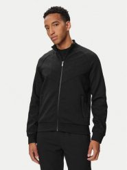 KARL LAGERFELD Bluza 705014 563902 Czarny Regular Fit. Czarne bluzy męskie KARL LAGERFELD, m, bez wzorów, z syntetyku, bez ramiączek, bez kaptura. Za 1,079.00 zł.
