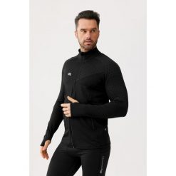 Bluza termoaktywna fitness męska Rough Radical Boost X. Czarne bluzy męskie ROUGH RADICAL, l, bez wzorów, sportowe, bez ramiączek, bez kaptura. W wyprzedaży za 161.42 zł.