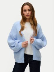 Vero Moda Kardigan Maybe 10273101 Błękitny Oversize. Niebieskie kardigany damskie Vero Moda, m, bez wzorów, z syntetyku, bez kołnierzyka. Za 189.99 zł.