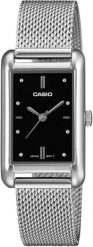 Zegarek Casio Damski czarna tarcza bransoleta 21 mm (LTP-B171M-1ADF). Czarne zegarki damskie Casio. Za 304.99 zł.