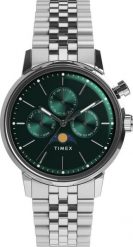 Zegarek męski Timex TW2Y09900 srebrny. Szare zegarki męskie Timex, bez wzorów, srebrne. Za 1,284.45 zł.