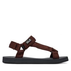 Sandały Jack Wolfskin. Brązowe buty zimowe męskie Jack Wolfskin, bez wzorów, bez obcasa, bez zapięcia. Za 329.99 zł.