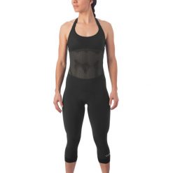 Damskie legginsy Giro Chrono Expert Halter. Czarne legginsy damskie Giro, bez wzorów, ze skóry. Za 431.50 zł.