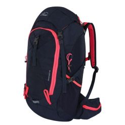 Plecak turystyczny LOAP Montasio 45, szary/fluorescencyjny koralowy róż. Brązowe plecaki męskie Lolë, bez wzorów, sportowe. Za 323.99 zł.