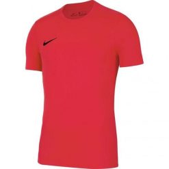 Koszulka Z Krótkim Rękawem Unisex Dla Dorosłych Dry Park VII. Czerwone bluzki damskie Nike, m, bez wzorów, sportowe, bez kołnierzyka, bez ramiączek. Za 117.99 zł.