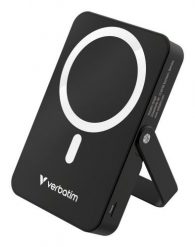 Verbatim Charge 'n' Go Magnetic Wireless Litowo-polimerowy (LiPo) 10000 mAh Bezprzewodowe ładowanie Czarny. Czarne powerbanki Verbatim. Za 245.99 zł.