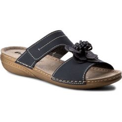 Klapki INBLU VC13AQ36. Niebieskie klapki damskie Inblu, bez wzorów, ze skóry ekologicznej, bez obcasa, bez zapięcia. W wyprzedaży za 39.99 zł.