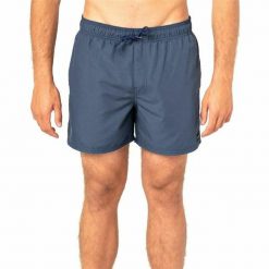 Strój kąpielowy Męski Offset 15" Volley. Niebieskie szorty męskie Rip Curl, bez wzorów, sportowe. Za 140.00 zł.