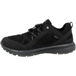 Buty do chodzenia damskie Ecco Terracruise Ll W Tex Gtx. Czarne obuwie trekkingowe damskie ecco, z materiału, bez zapięcia. Za 821.00 zł.