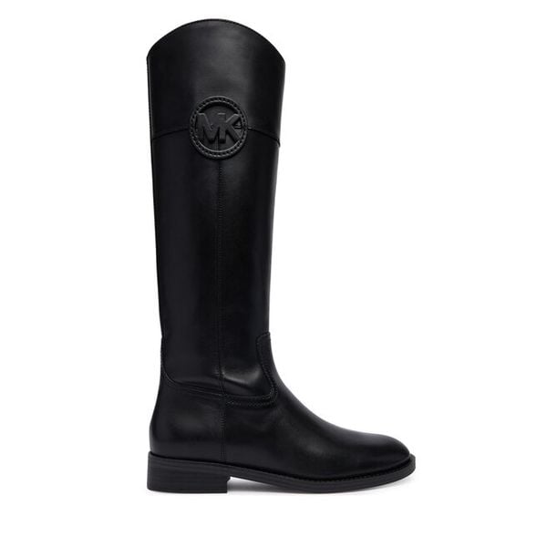 Kozaki MICHAEL Michael Kors. Czarne kozaki damskie MICHAEL Michael Kors, bez wzorów, bez obcasa, na płaskiej podeszwie, bez zapięcia. Za 1,239.00 zł.