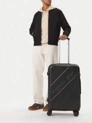 Reebok Walizka średnia CEO-RBK-028-M Czarny. Czarne walizki męskie Reebok, bez wzorów, średnie. Za 319.99 zł.