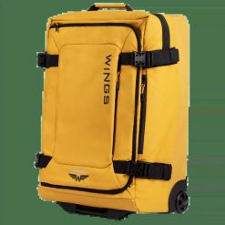 WINGS Walizka miękka średnia 24" ROOK yellow. Żółte walizki damskie Wings, bez wzorów, z materiału, średnie. Za 369.90 zł.