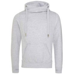 Wrzosowa Bluza Z Kapturem Z Krzyżem Unisex Dla Dorosłych. Czarne bluzy męskie AWDIS, l, bez wzorów, z kapturem. Za 216.99 zł.