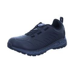 Męskie buty trekkingowe Meindl 5596-01 z prawdziwej skóry w kolorze czarnym. Czarne trekkingi męskie MEINDL, z gore-texu, bez zapięcia. Za 999.23 zł.