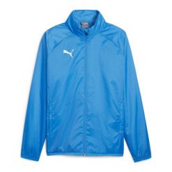 Kurtka męska Puma Team Goal All Weather. Niebieskie kurtki męskie Puma, m, bez wzorów, sportowe, bez kaptura. Za 216.99 zł.