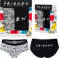 Soxo Zestaw 2x Majtki damskie SOXO Dzień Kobiet figi Friends M. Bielizna sportowa damska Soxo, m, bez wzorów. Za 34.99 zł.