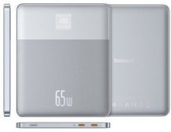 Powerbank Baseus Blade 2 12000 mAh Srebrny (P10063801S13-00). Szare powerbanki Baseus. Za 149.00 zł.