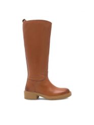 Lasocki Kozaki KAP-SL-21703 Brązowy. Brązowe kozaki damskie Lasocki, bez wzorów, ze skóry, bez obcasa, na płaskiej podeszwie, bez zapięcia. Za 429.99 zł.