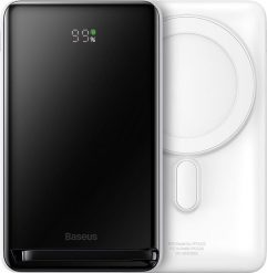 Powerbank Baseus Magnetic Bracket 10000 mAh Biały. Białe powerbanki Baseus. Za 147.22 zł.