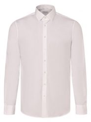 Calvin Klein Koszula Mężczyźni Slim Fit Bawełna biały, 39. Białe koszule męskie Calvin Klein, m, bez wzorów, z bawełny, bez kołnierzyka, bez ramiączek. Za 359.95 zł.