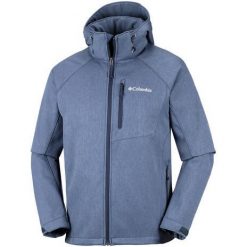 COLUMBIA Kurtka softshell męska Cascade Ridge II Softshell collegiate navy-S. Brązowe kurtki męskie Columbia, m, bez wzorów, z materiału, bez kaptura. Za 257.15 zł.